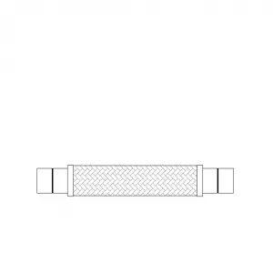 PCB Stainless Hose and Braid with Female Copper Sweat (HVAC Lengths)