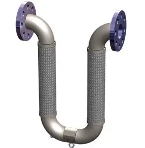 "U" Loop with flange connection