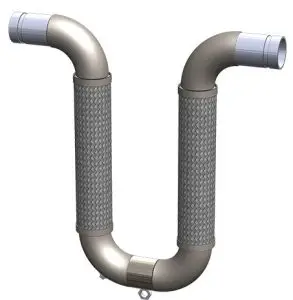 "U" Loop plus spool with groove connection